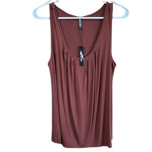 Lock & Love Brick Brown Tank. New with Tags.